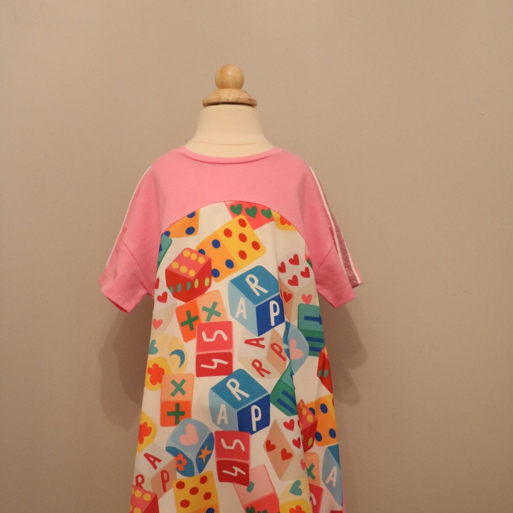 Agatha Ruiz De La Prada Pink Dice Dress Nwt